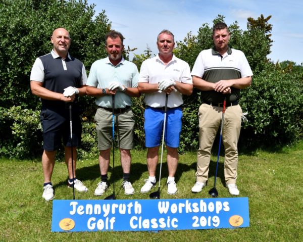 Jennyruth Workshops charity golf team